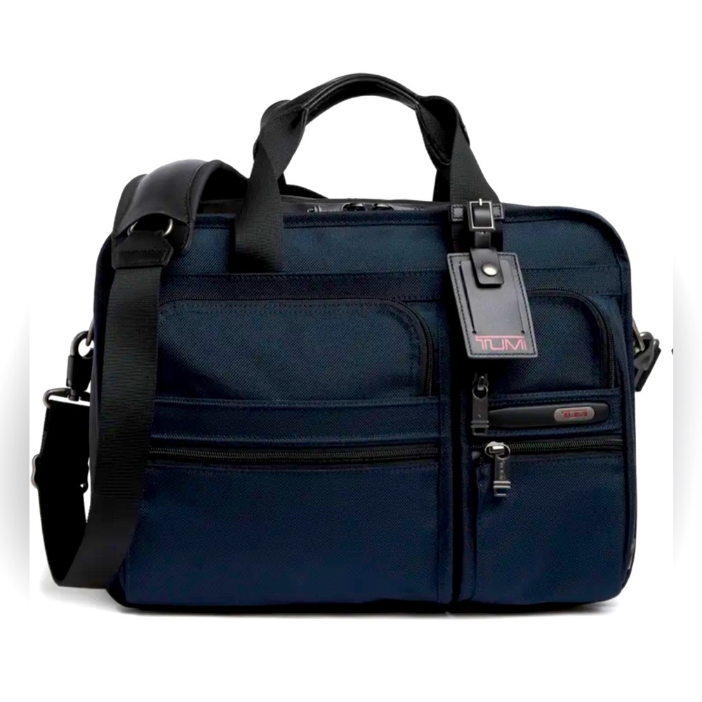 TUMI Expandable Laptop Organizer Briefcase